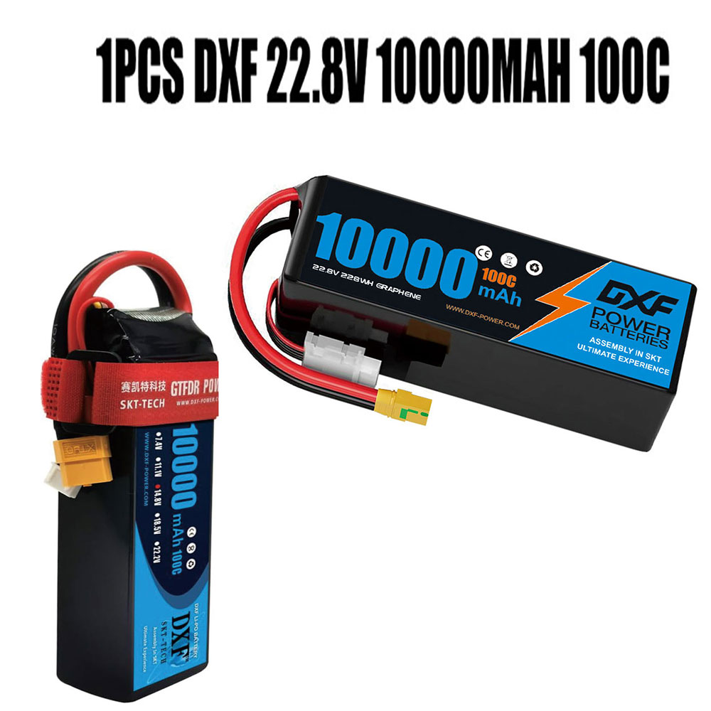 DXF 6S Lipo Battery 10000mAh 2 - огляд і ціна 6S Lipo Battery 22.2V 5000Mah