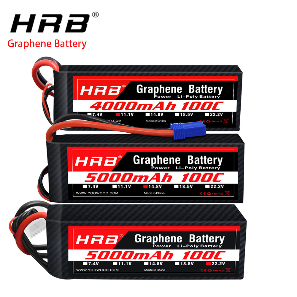 HRB Graphene Battery 2S 3S 4S  - огляд і ціна 6S Lipo Battery 22.2V 5000Mah