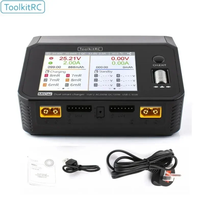 ToolkitRC M6DAC Smart Balance  - огляд і ціна Toolkitrc M6Dac Smart Charger