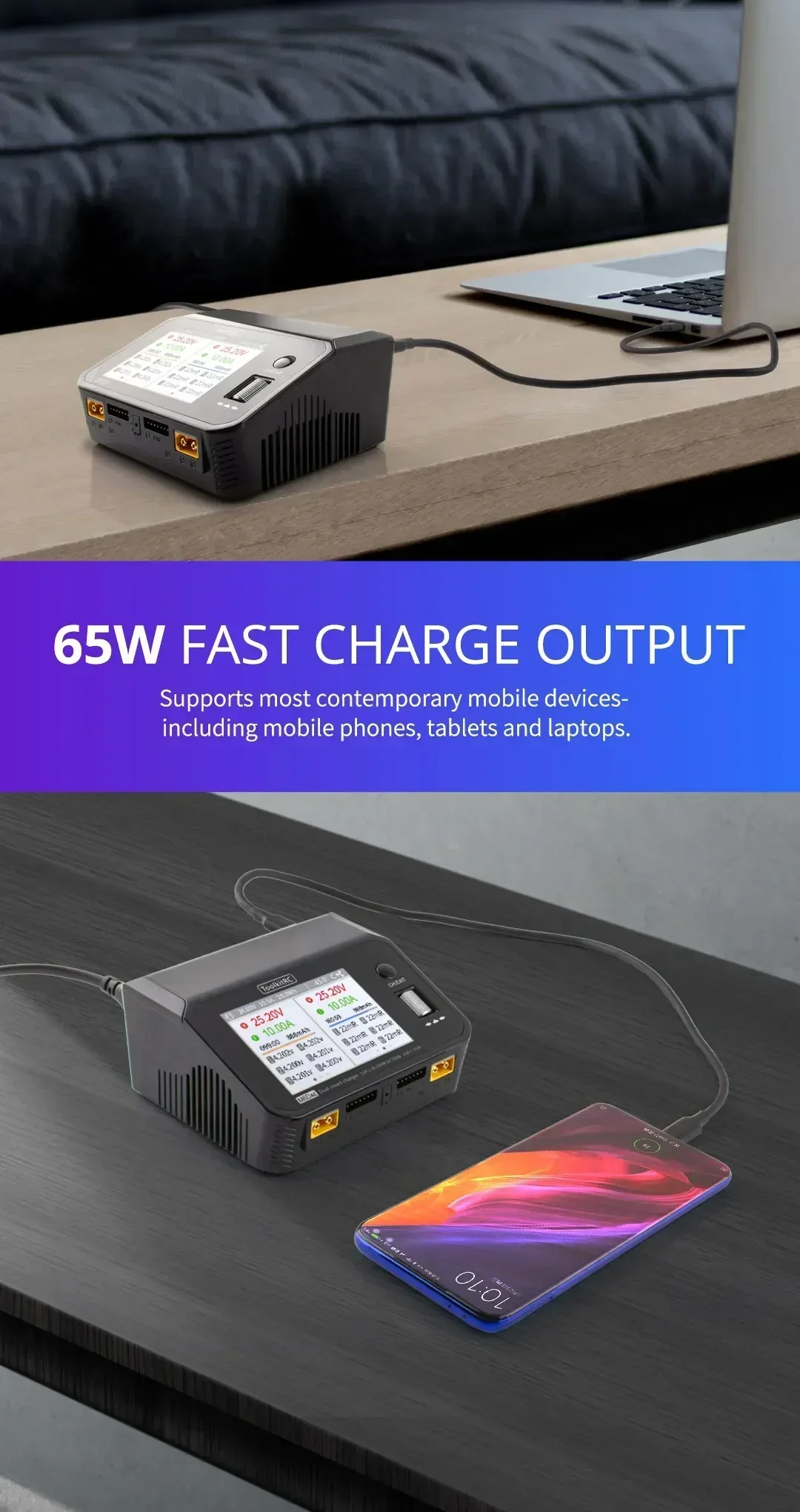 ToolkitRC M6DAC Smart Balance  - огляд і ціна Toolkitrc M6Dac Smart Charger